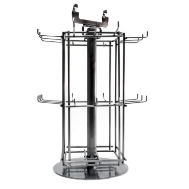 Rotary Hook Counter Stand  - 24 Hook - Shop Display for Pocket Gifts and Air Fresheners (K66+) 