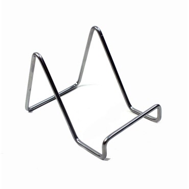 Metal Stand Easel - 4 Inch for Books/Plates/Frames in Silver (K94)
