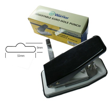 Euro Slot Hole Punch in Black - Retail Accessories (M1) 