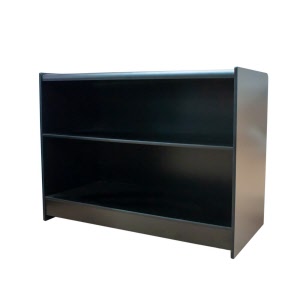 Retail Counter - Solid Wood with 1 Shelf - 1200mm Wide (Q10/Q11)