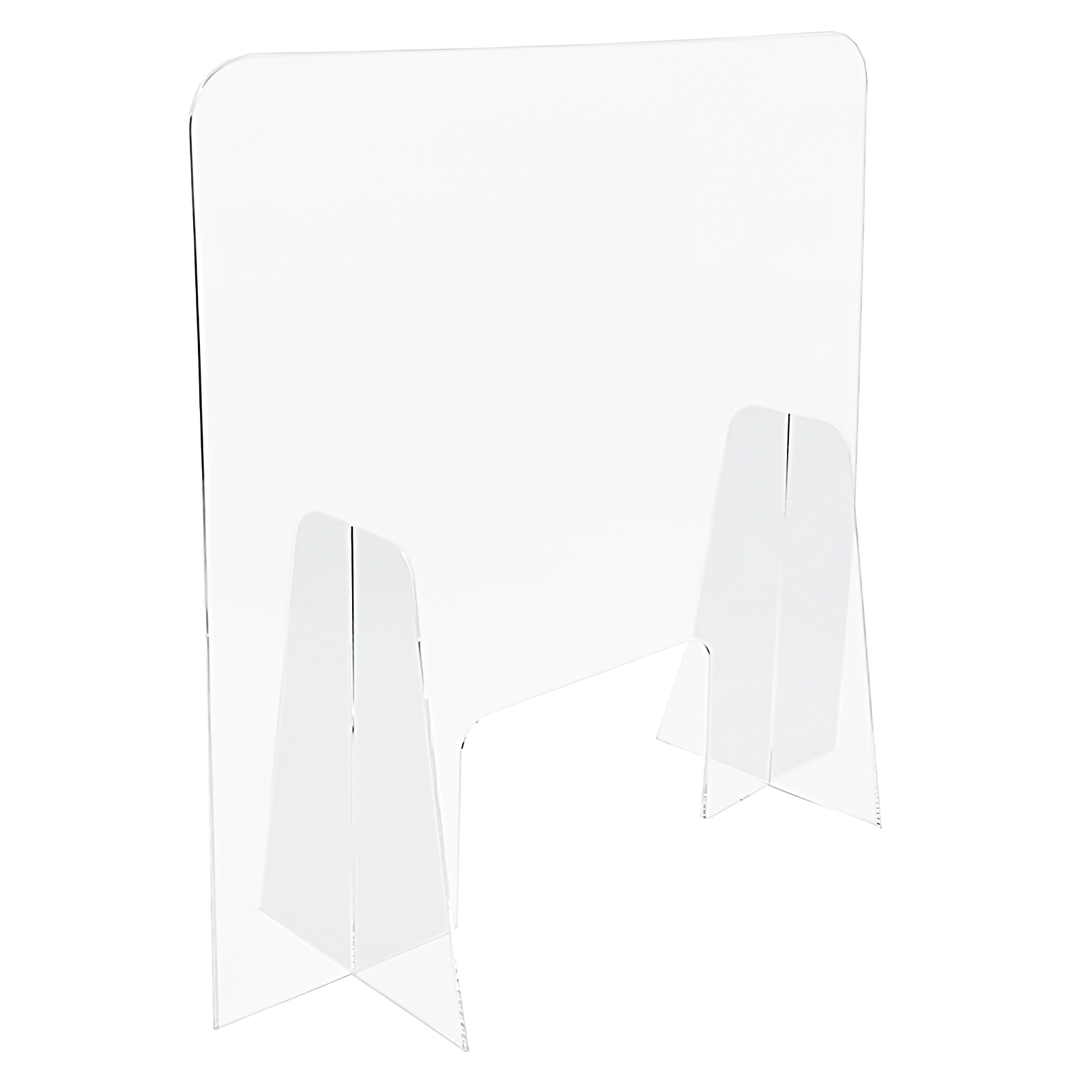 Sneeze Guard 3mm Acrylic Freestanding Checkout Tabletop Counter Cough