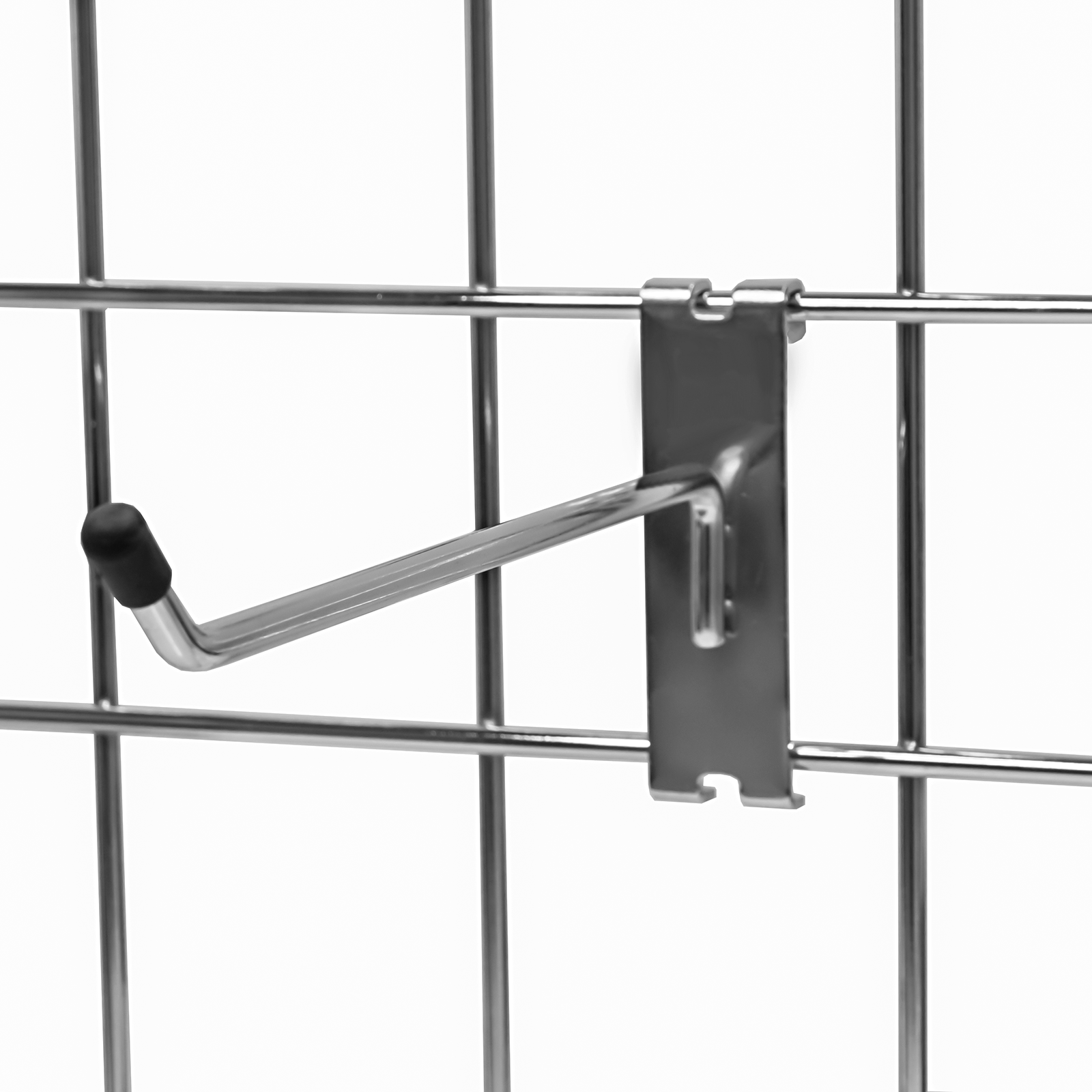 Grid Hooks 200mm / 8inch Single Arm Prong in Chrome Shop Fittings