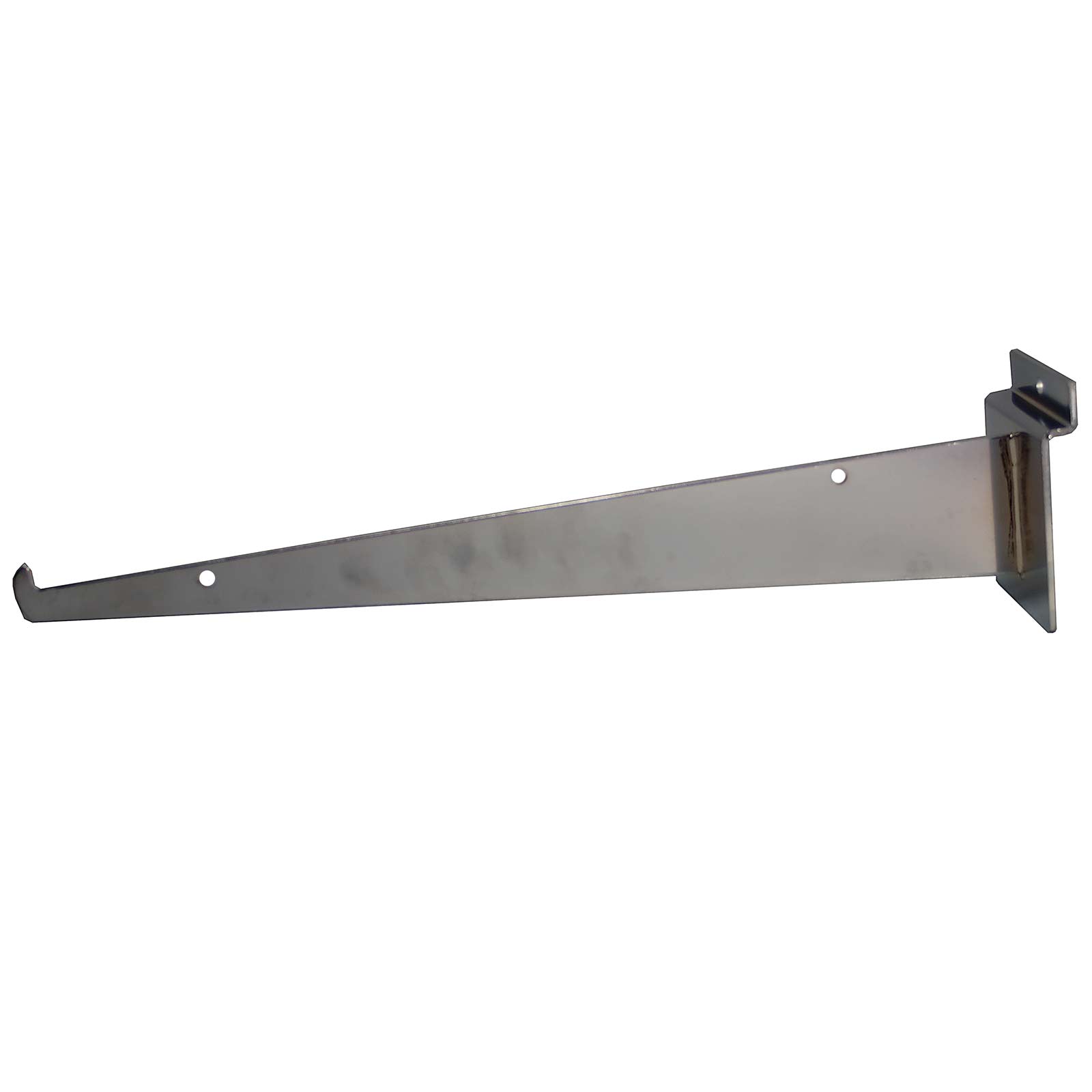 Slatwall Shelf Bracket with Lip For Wood Shelves (OB6/7)
