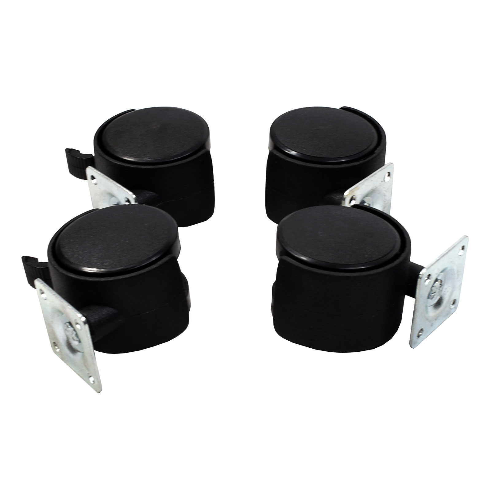Furniture Wheels Plated Castors Set of 4 (R6)