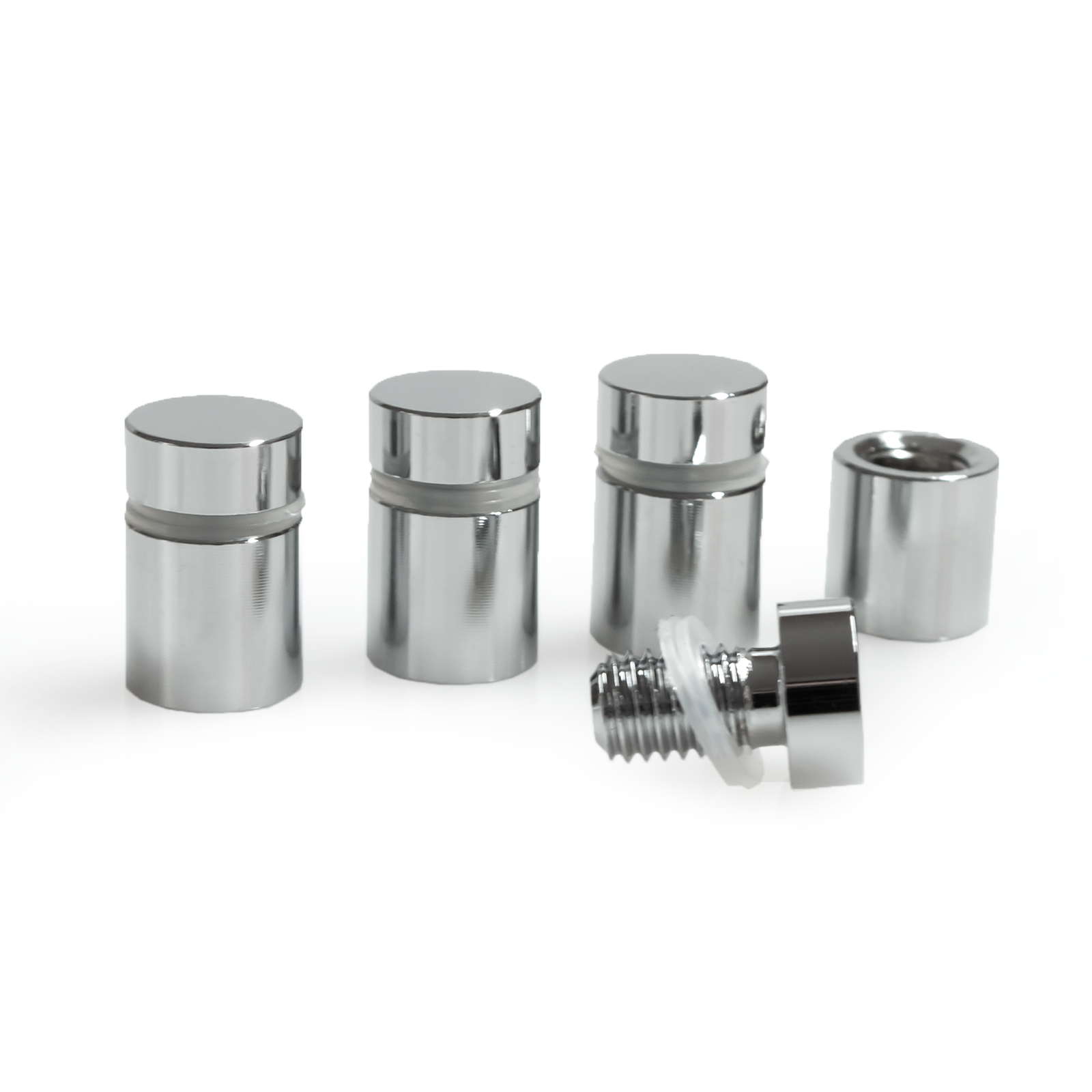 Flat Head Standoff Sign Spacer Fixings in Chrome (SO+)