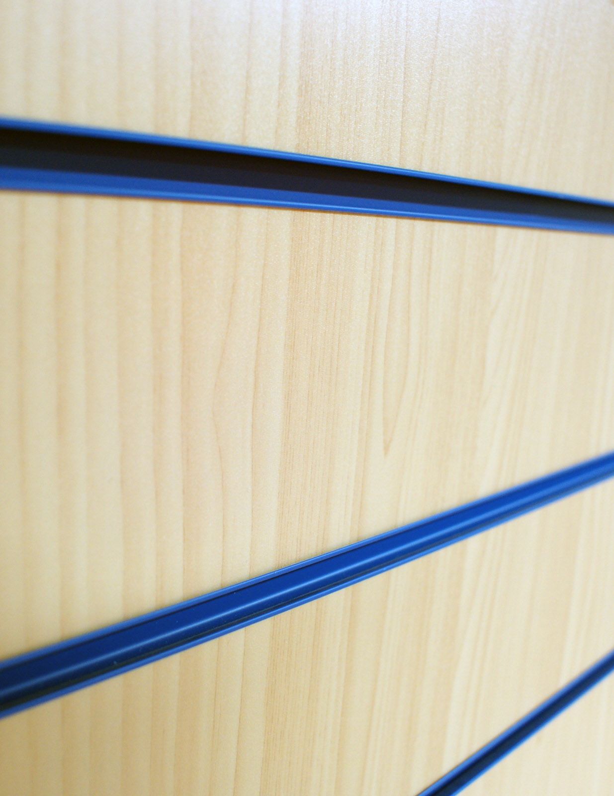 Blue PVC Inserts for Slatwall Panels (D10BLUE)