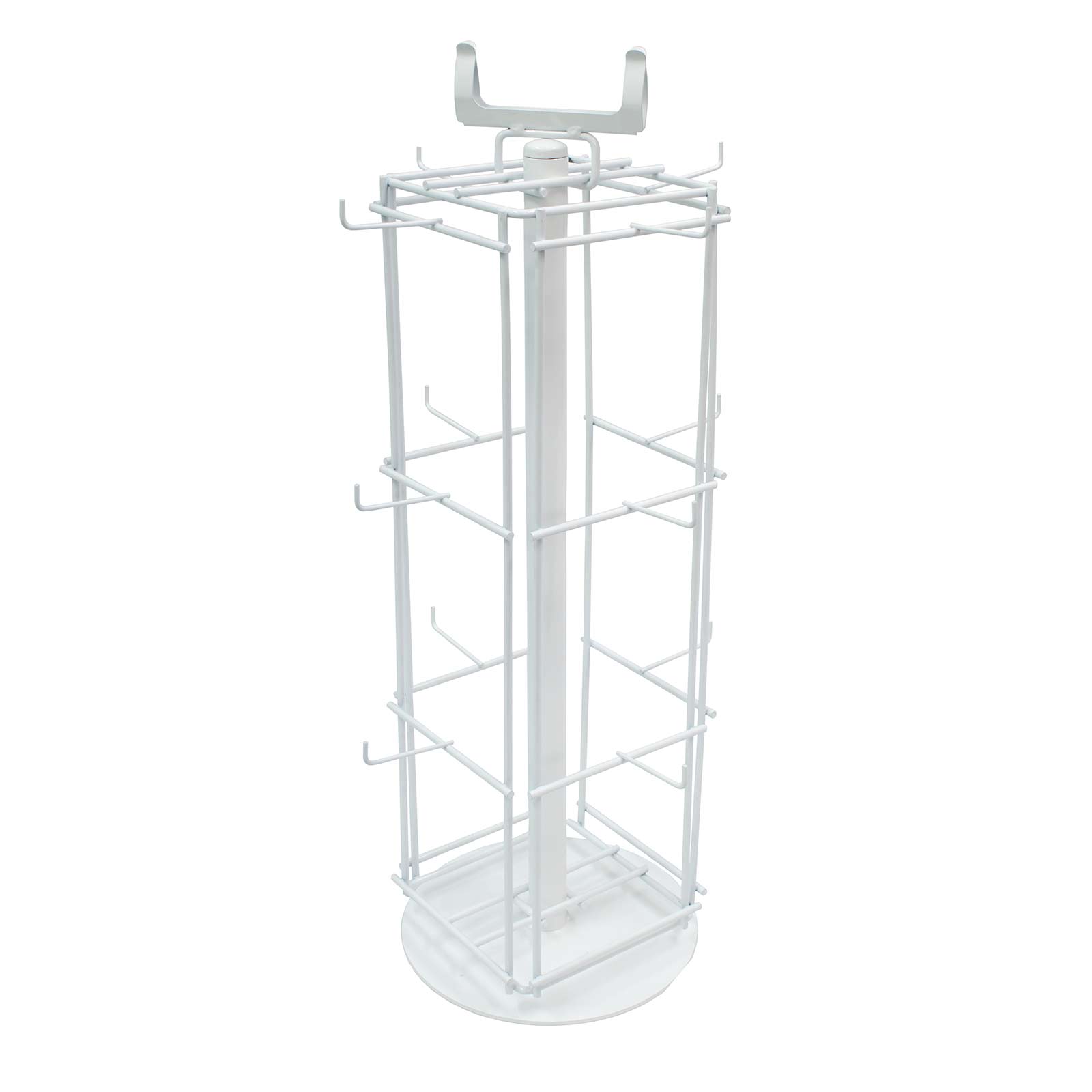 Rotary Hook Counter Stand 12 Hook Shop Display Stand for Keyrings