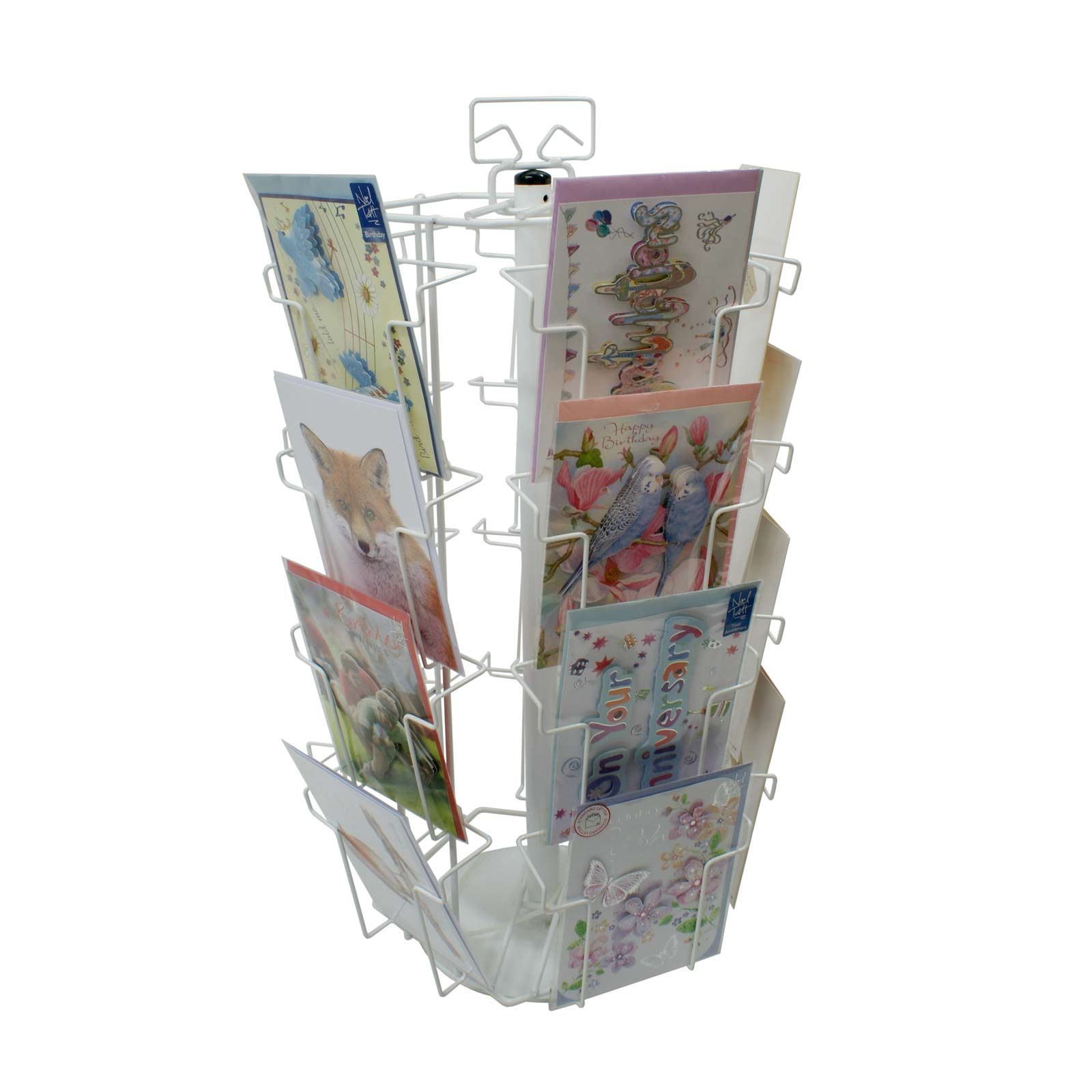 Greeting Card Stand 20 x A5 Portrait Pockets 148mm (5.75") x 210mm (8