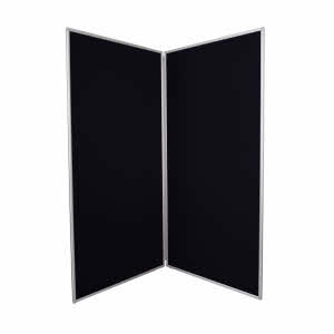 2 Panel Flexi Deck Black