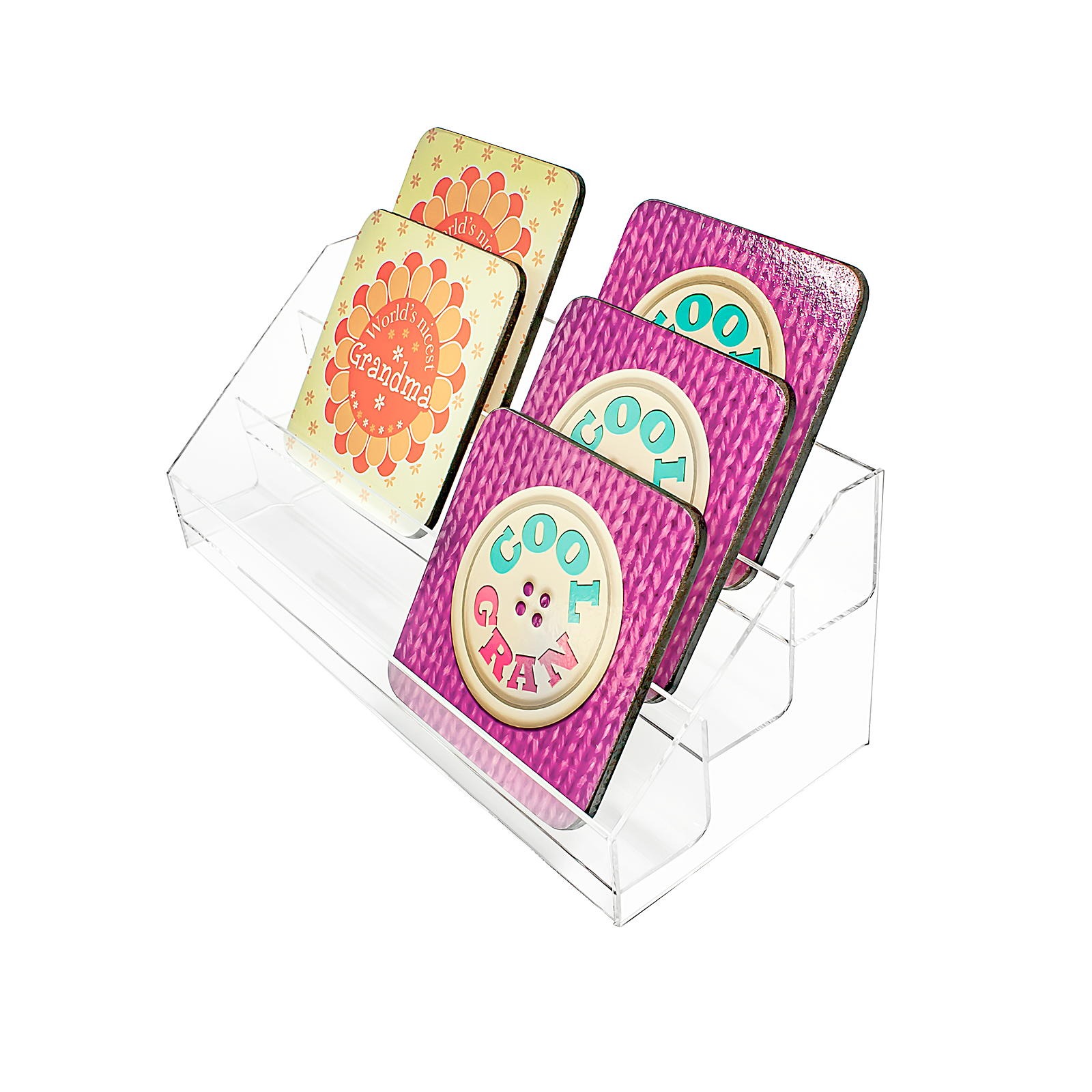 G602 3 Tier Acrylic Display