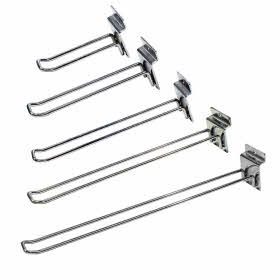 Full Range of Slatwall Hooks