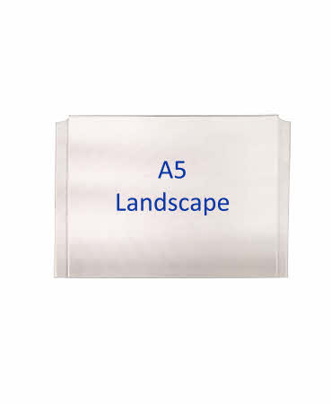 A5 Acrylic Pocket for Window Cable Display (DS23)