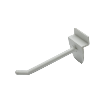 Slatwall Hooks - 75mm Single Retail Shop Hooks in White (DS59/W) 
