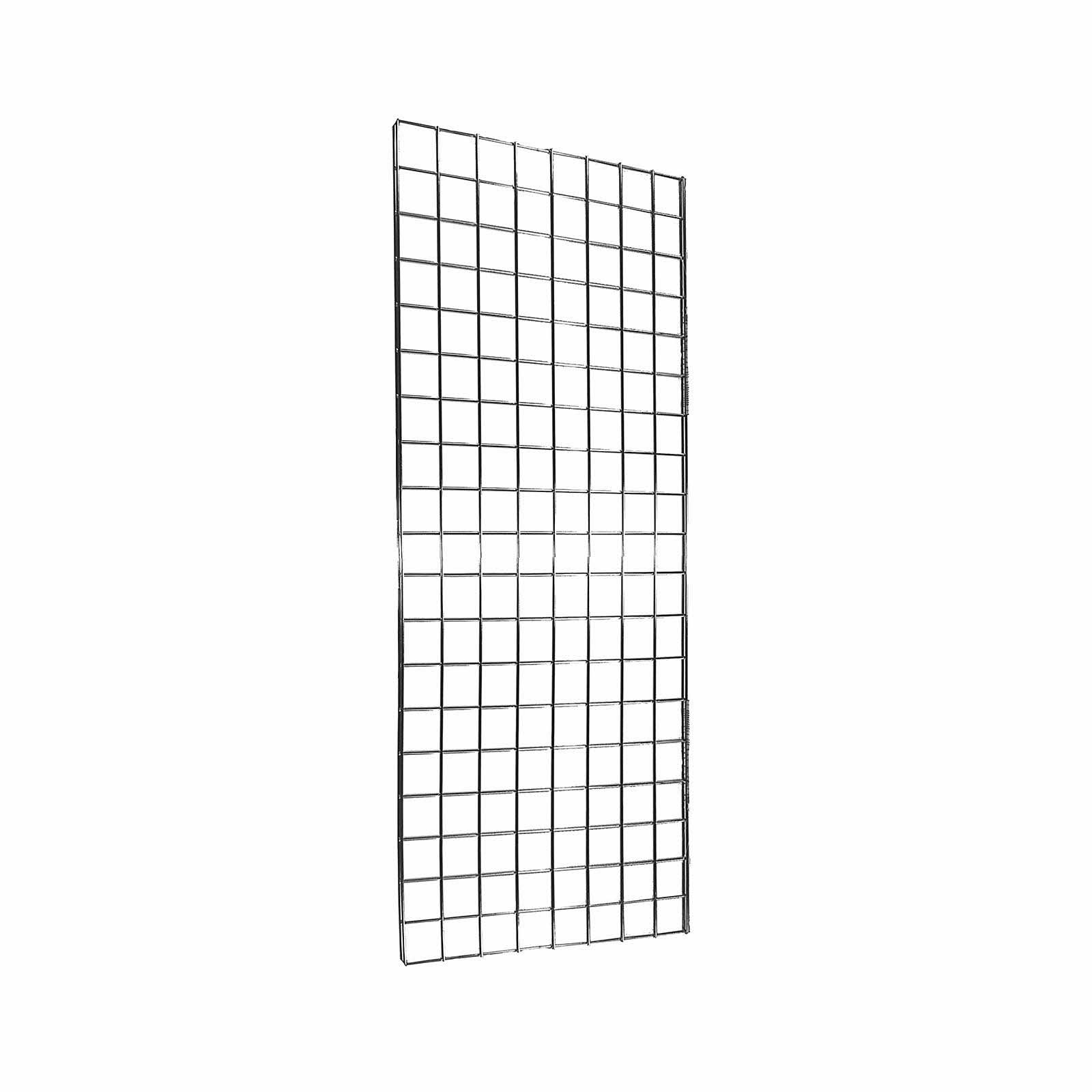 Grid Panel 5ft High / 1525mm Heavy Duty Grid Mesh in Chrome Retail Shop Fittings (E3-AUG) 