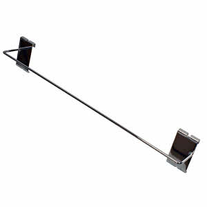 Grid Panel Gift Wrapping Paper Rail - 560mm Wide in Chrome (E3100)