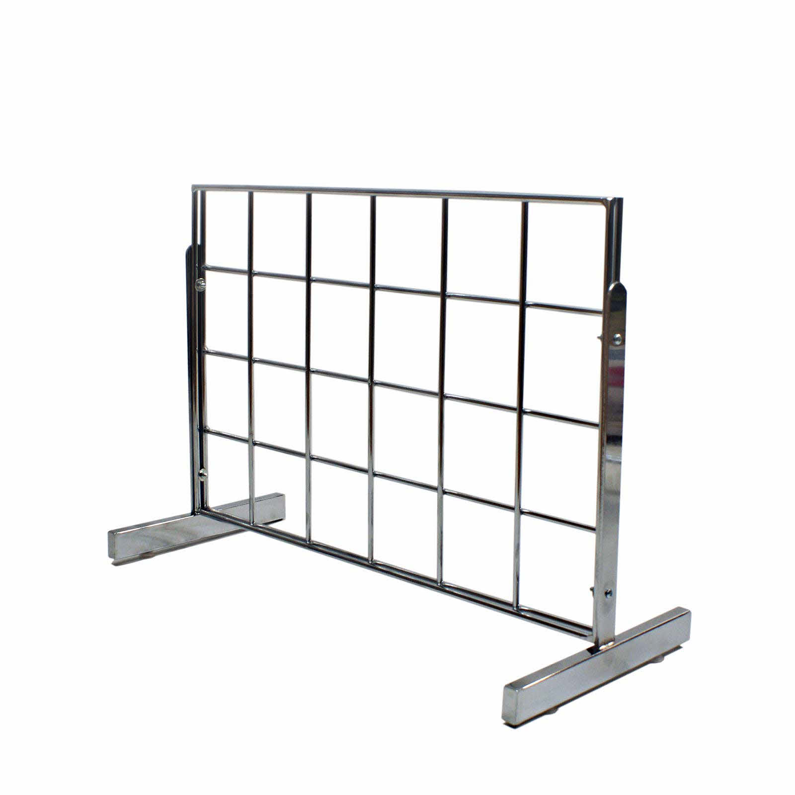 Counter Standing 2 Way Chrome Grid Panel Display (E3MINI) 