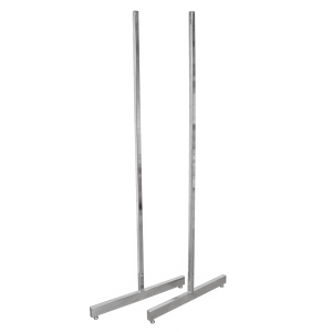 Grid T Shape Legs Heavy Duty - For Double Sided Gridwall Display - Adjustable Feet (J222)