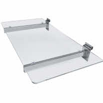 Acrylic Flat Shelf - Clear Finish - 600mm Wide - 3 Depths  (J60/J61/J62) 