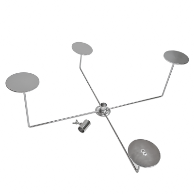 Milinery Arm Tier in Chrome for Hat Stands (J79) 