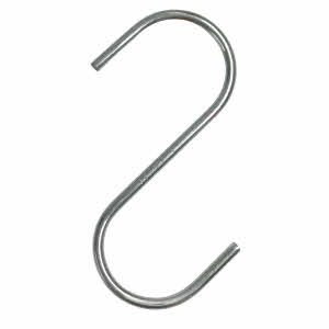 Medium Zinc S Shaped Hooks For Hanging, Medium Duty, Shop Fittings (K46)