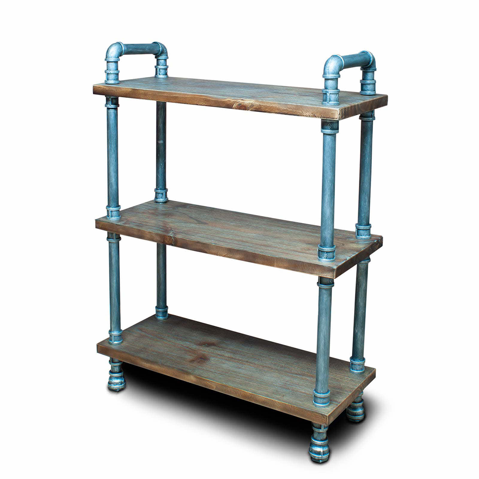 Shelving Display - 3 Shelf Pipe Design Home Retail Shelving Unit (DI3)