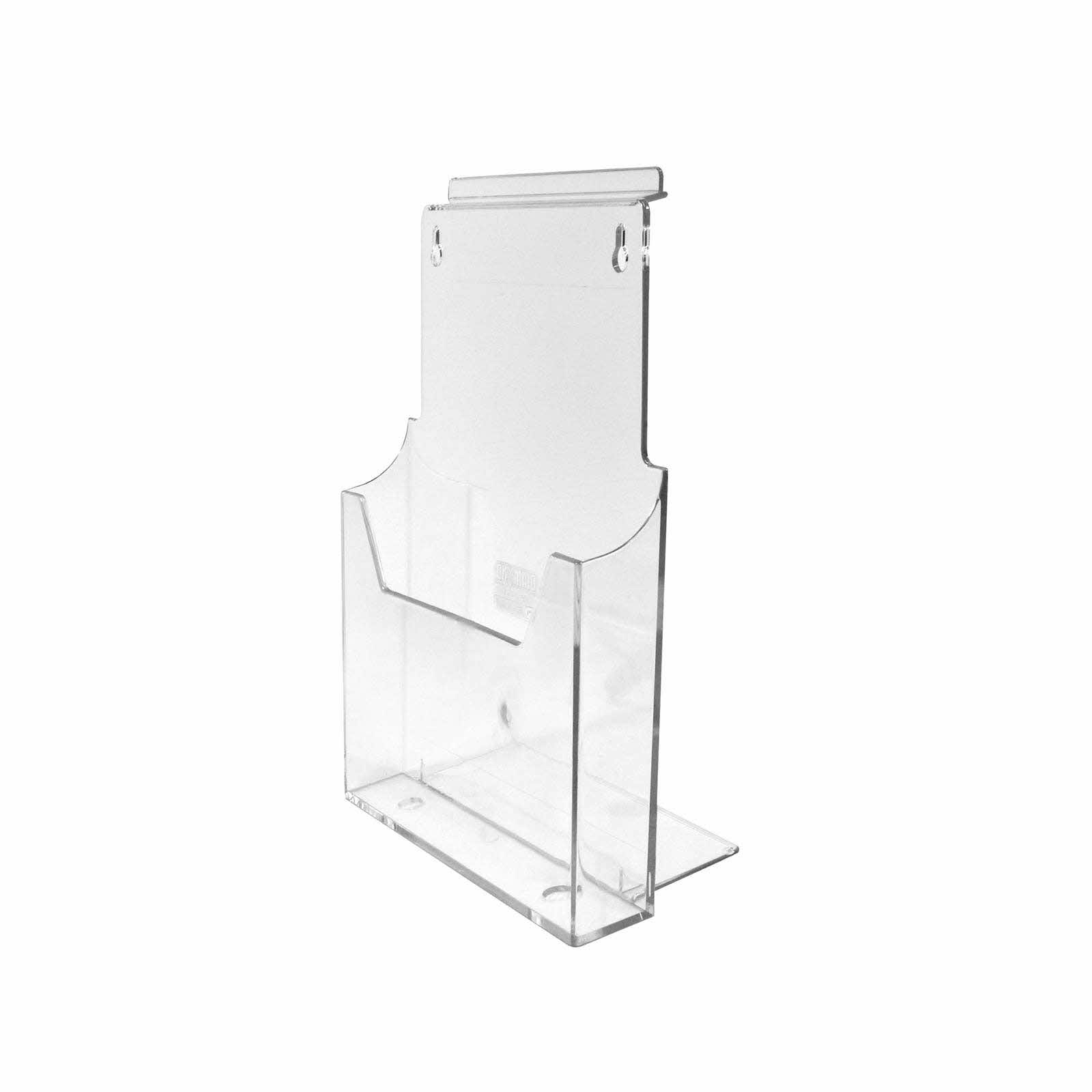 Brochure Holder - A4 Single Pocket Dispenser - Slatwall or Counter Use (G1) 