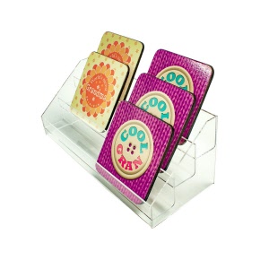 Acrylic Merchandiser - 3 Tiered Nail Polish Display 30cm (G602)