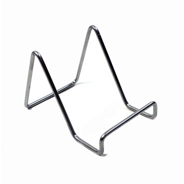 Metal Stand Easel - 4 Inch for Books/Plates/Frames in Silver (K94)