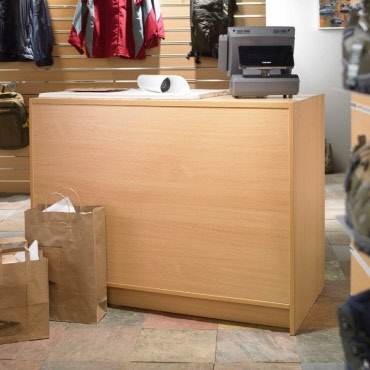 Retail Counter - Solid Wood - 1200mm Wide (EWOOD)