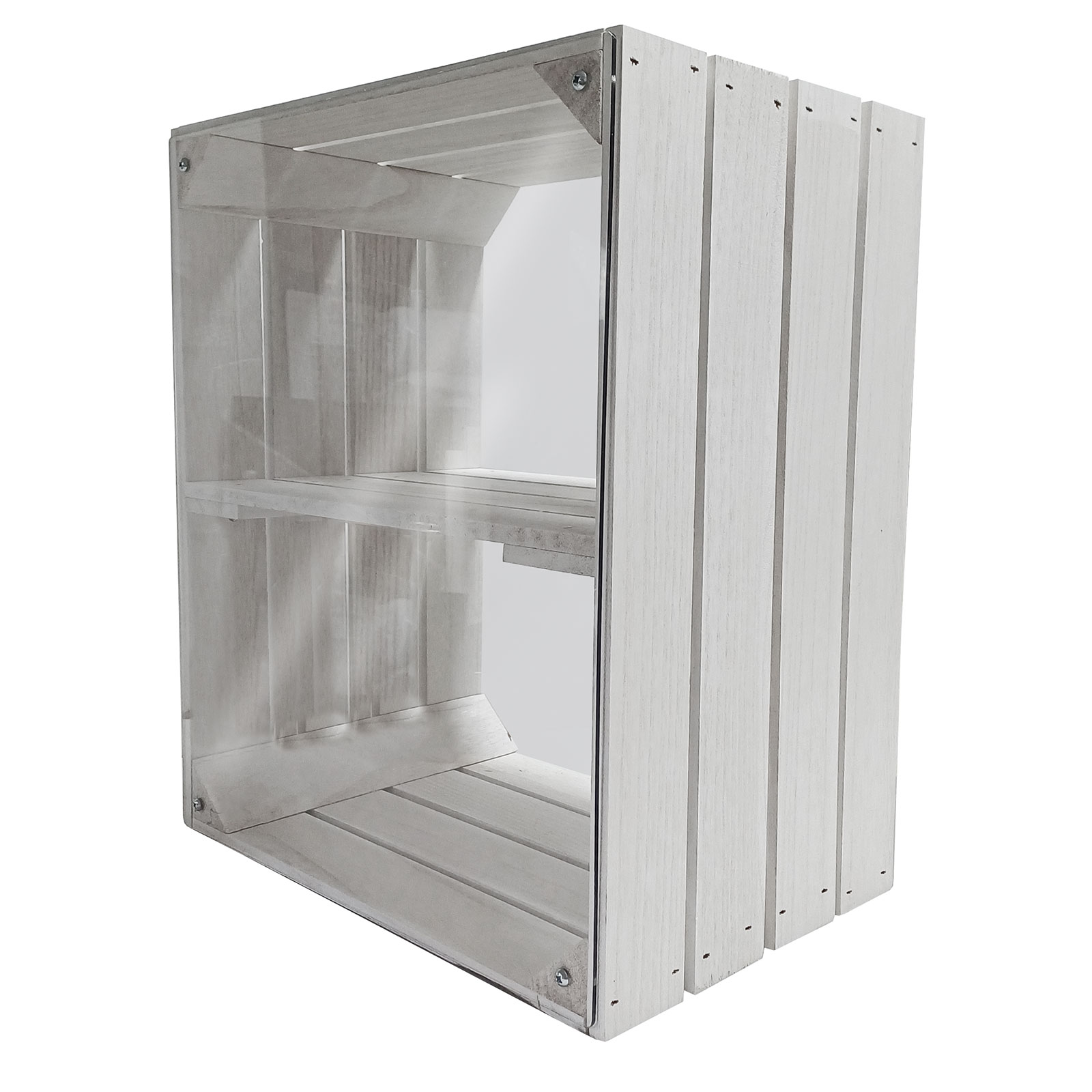 Crate Store - Portrait Crate Counter Display With Acrylic Fronts For ...
