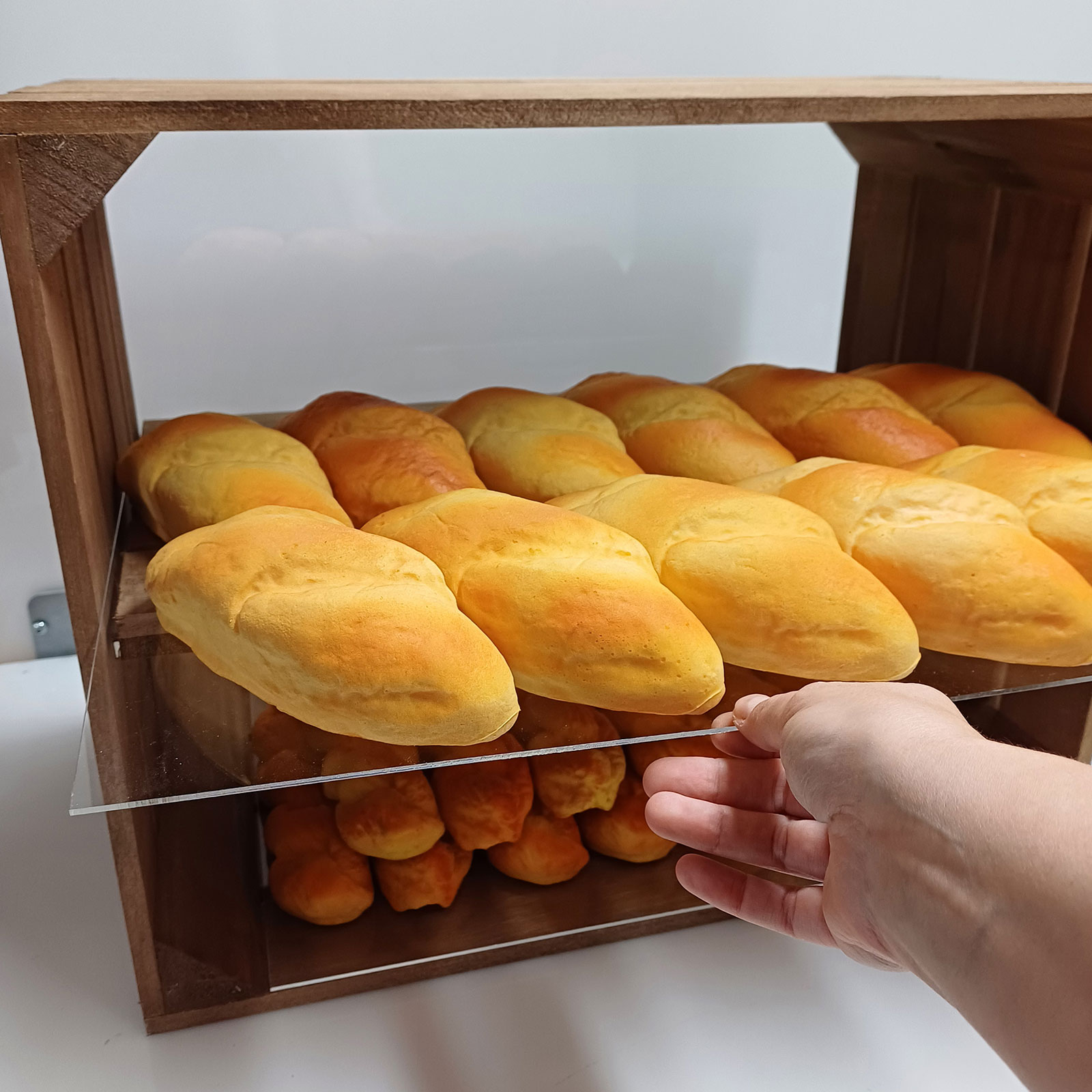 Crate Store - Landscape Crate Counter Display With Acrylic Fronts For ...