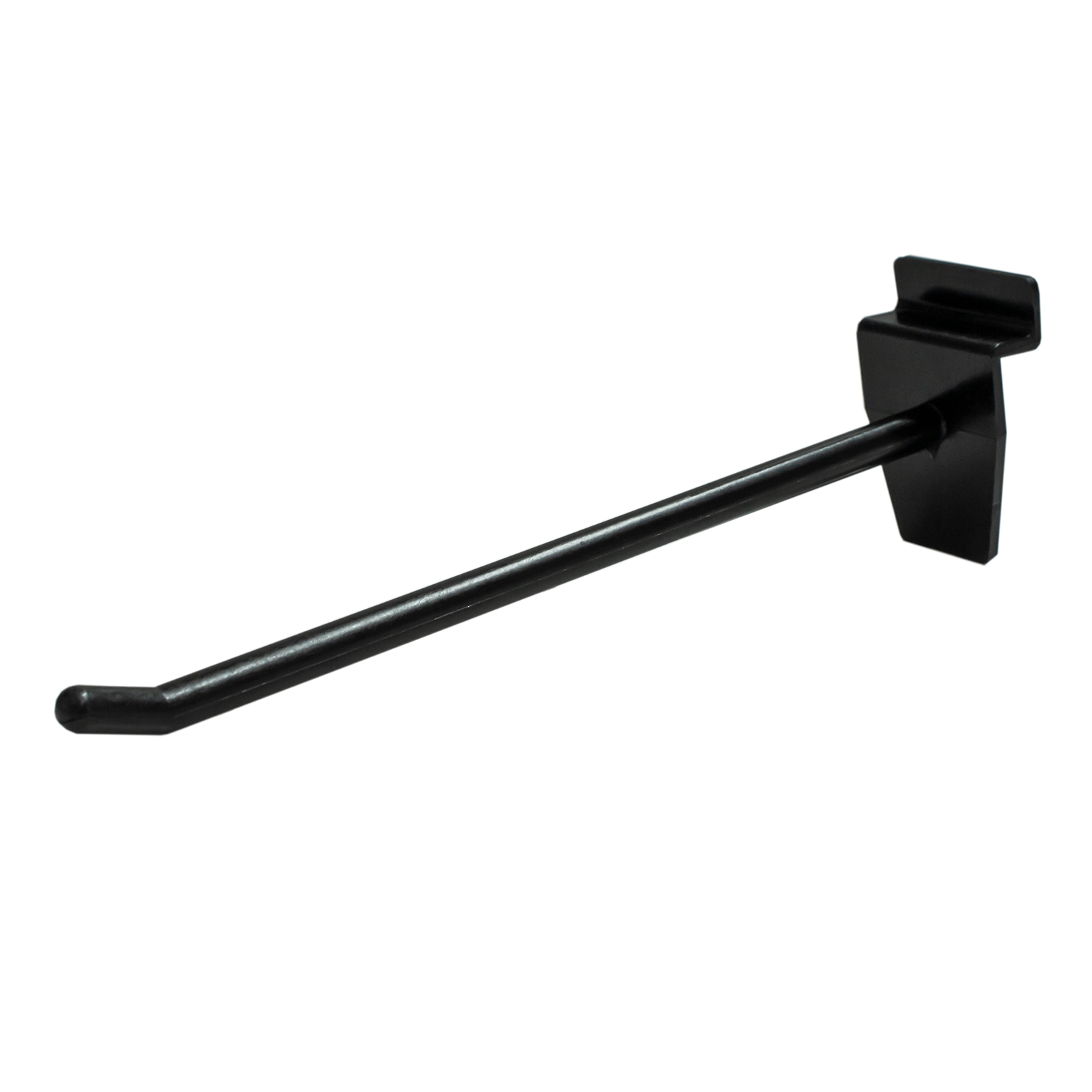 Slatwall Hooks 150mm Single Retail Shop Hooks in Black (DS59/B150)