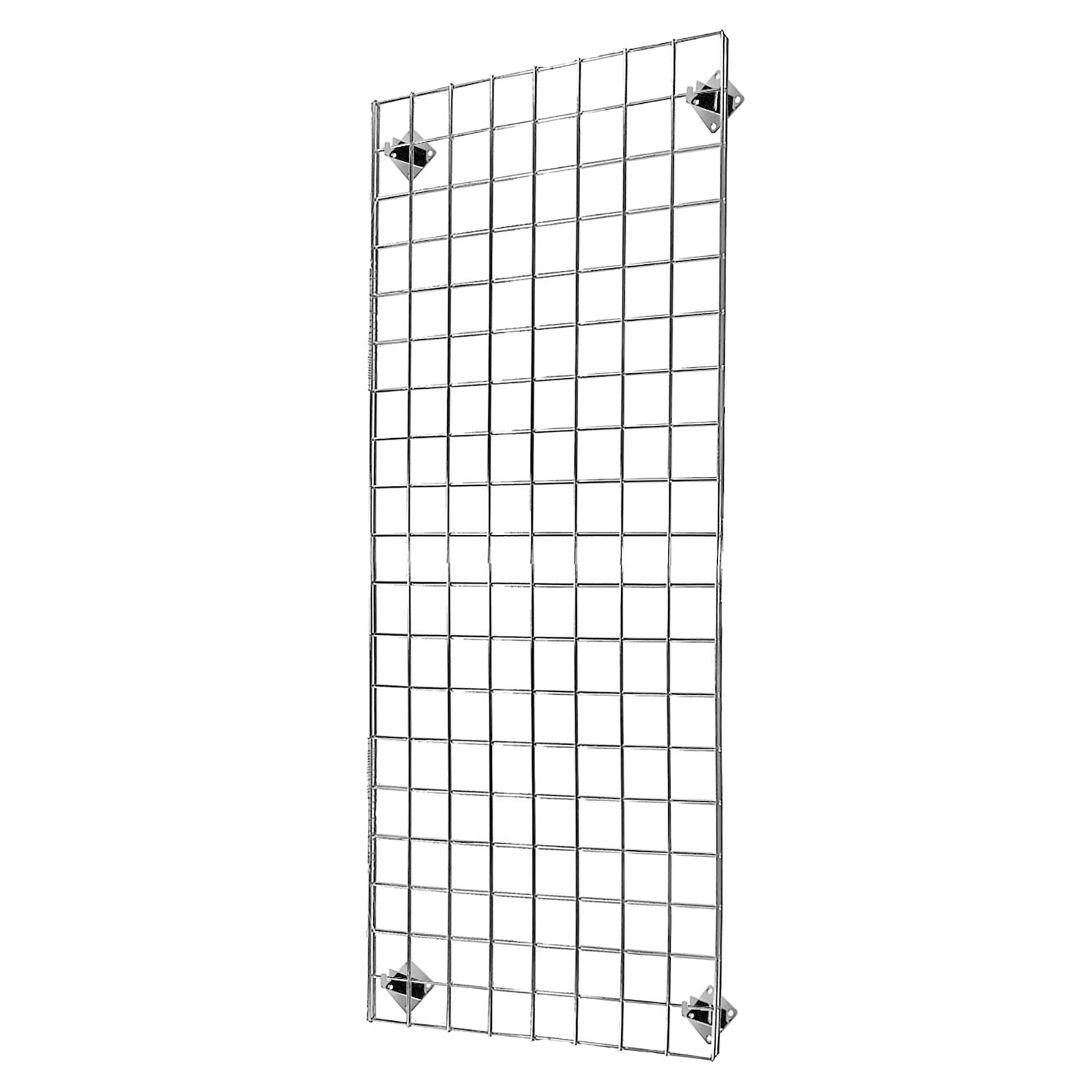 Grid Panel Wall Mounted Chrome Gridwall Mesh Panel Display With
