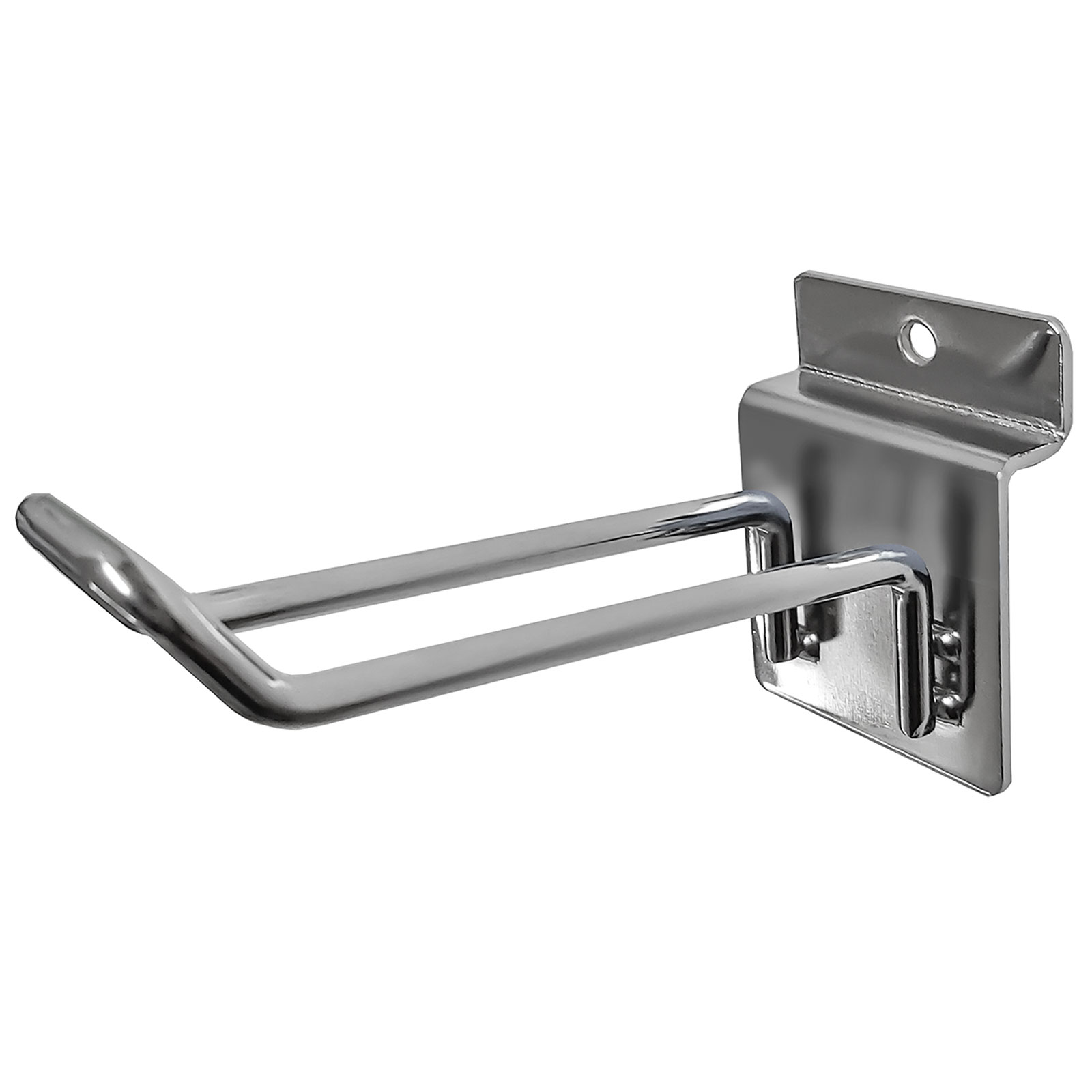 Slatwall Hooks 100mm 4inch Retail Shop Euro Double Prong