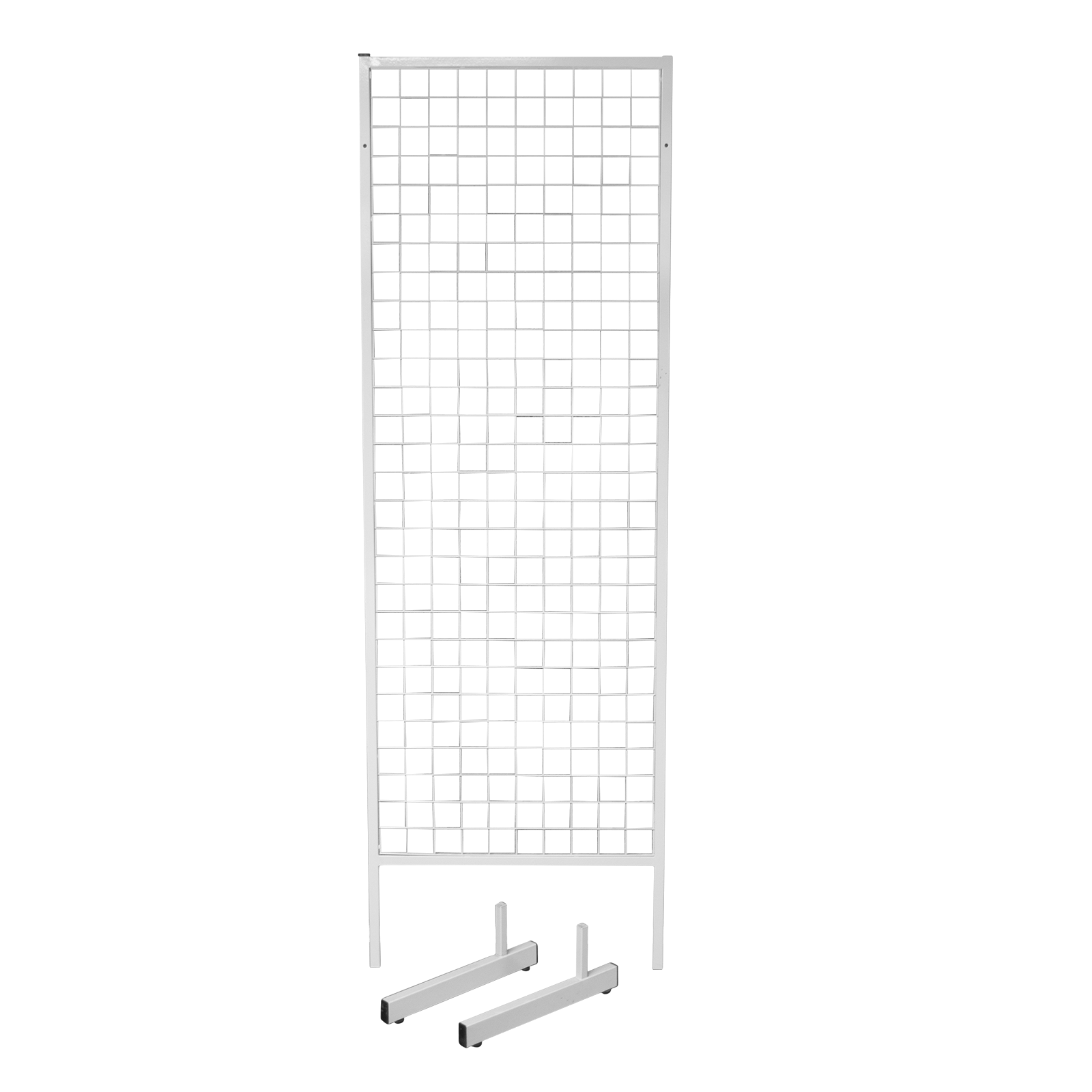 Mesh Panel General Purpose Retail Shop Display Stand in White (K34)