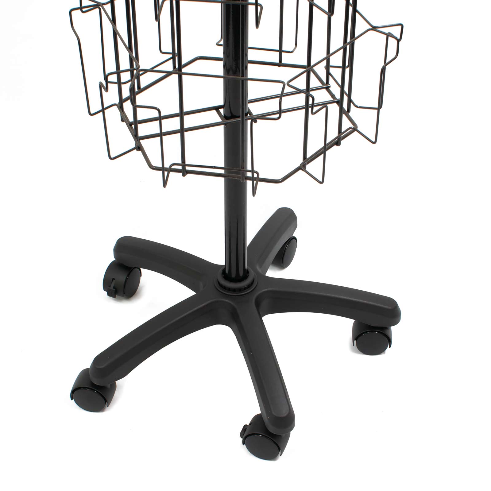 Card Stand 8 x 6 Portrait Rotary Greeting Card Floor Stand With 36