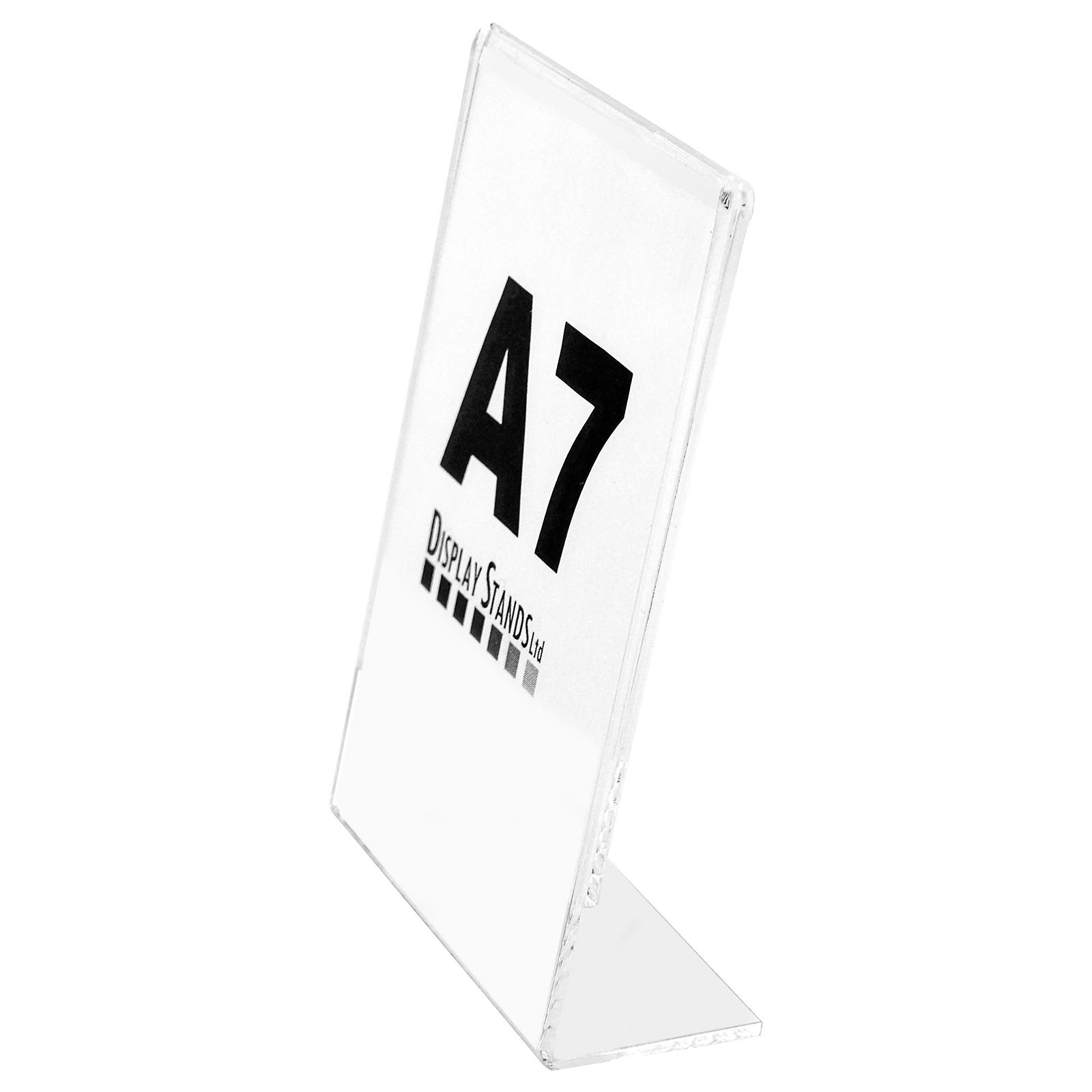 Menu Poster Holder Portrait Display A7 Counter Display Single Sided