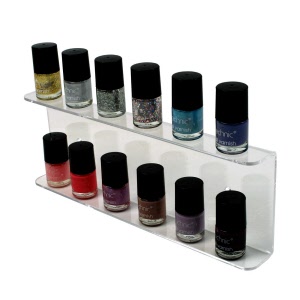 Acrylic Nail Varnish Display Wall Mounted Shelf (DS68)