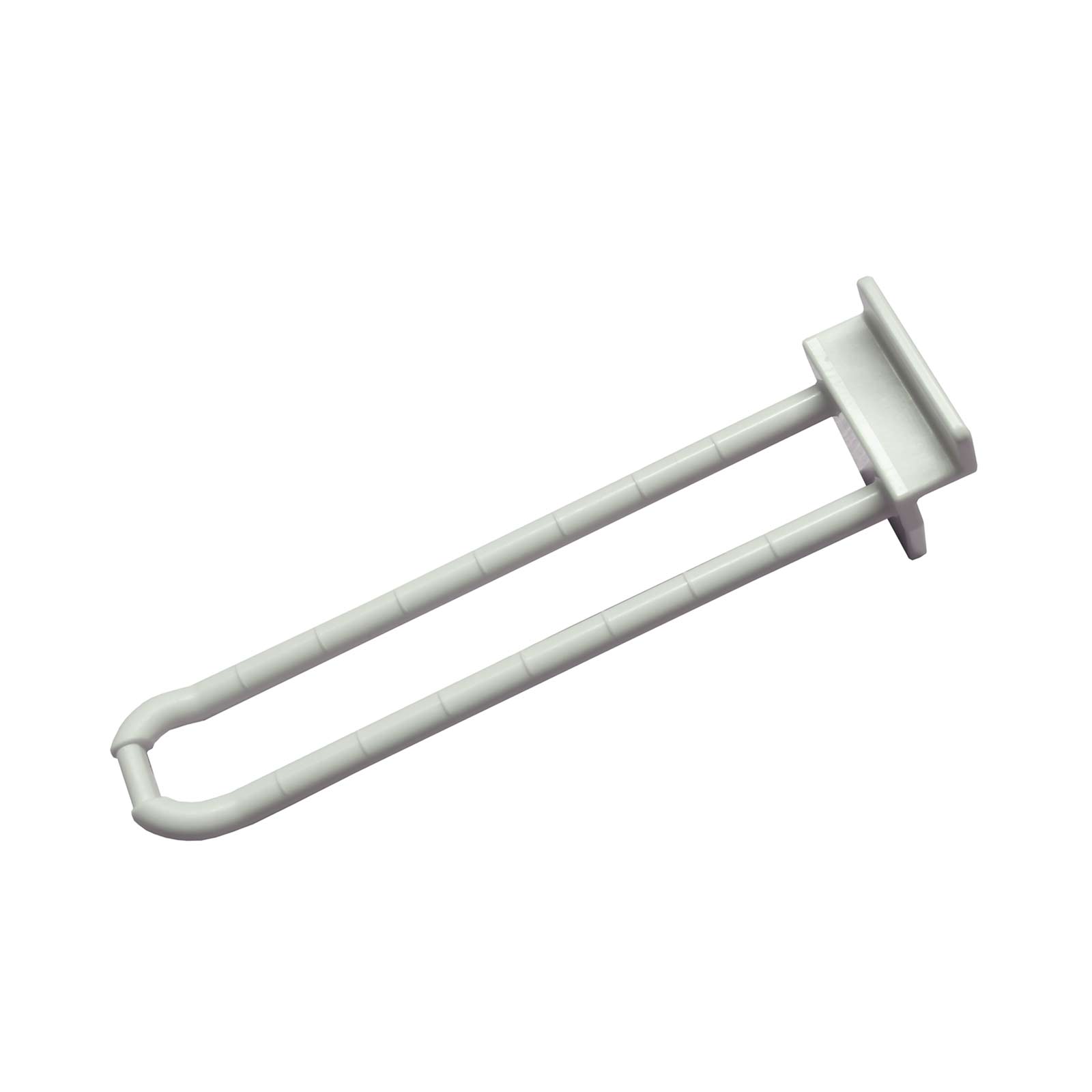 Slatwall Hooks 100mm / 4inch Euro Retail Shop Hooks in White (EURO57)