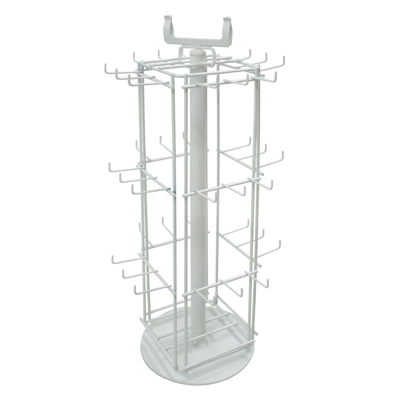 Rotary Hook Counter Stand 36 Hook Shop Display POS, Merchandiser in