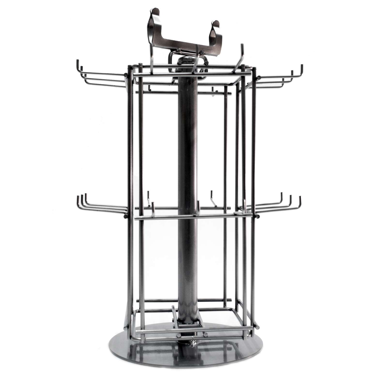 Rotary Hook Counter Stand 24 Hook Shop Display for Pocket Gifts and