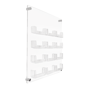 thumbnail image 2 of Crtiin 12-Pack Outdoor Business Card Holders - Clear Acrylic, Waterproof, Wall Mount For Car, Truck, Office 2 of 10