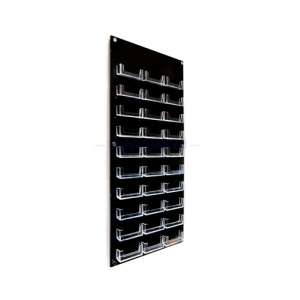 30 bay card panel black ws