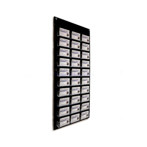 30 bay card panel dressed black ws