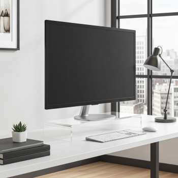 Acrylic-Plinth---Monitor-&-TV-Stand-10mm-Riser-in-Clear-(DS27C)-edited_3
