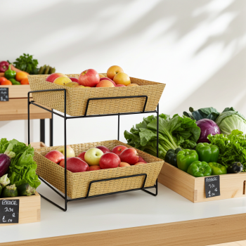 Counter-Basket-Stand-With-Black-Wire-Stand-&-2-x-Baskets---400mm-Wide-(K182)-edited_4