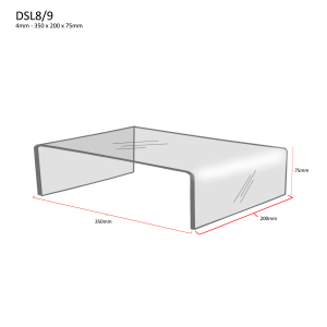 Size: 350 x 200 x 75mm (DSL8/9)