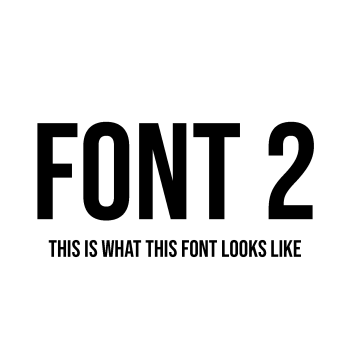 Personalisation Required?: Font 2