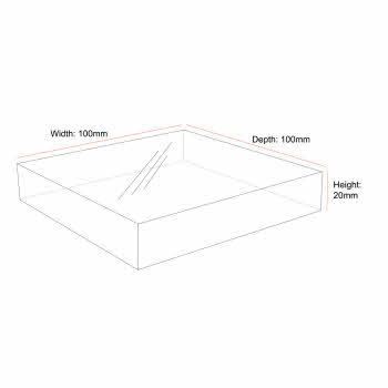 Size: 100mm x 100mm (G90)