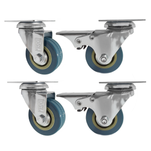 R9 Heavy Duty Plated Castors